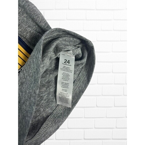 Carter's Boys 24M Trucks‎ Dinosaur Construction Tee Top Gray T-shirt - Picture 5 of 7